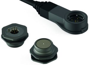 Tough connector integrates into clothing